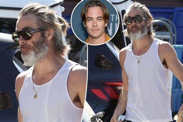 Chris Pine Looks Unrecognizable on Set of His Directorial Debut