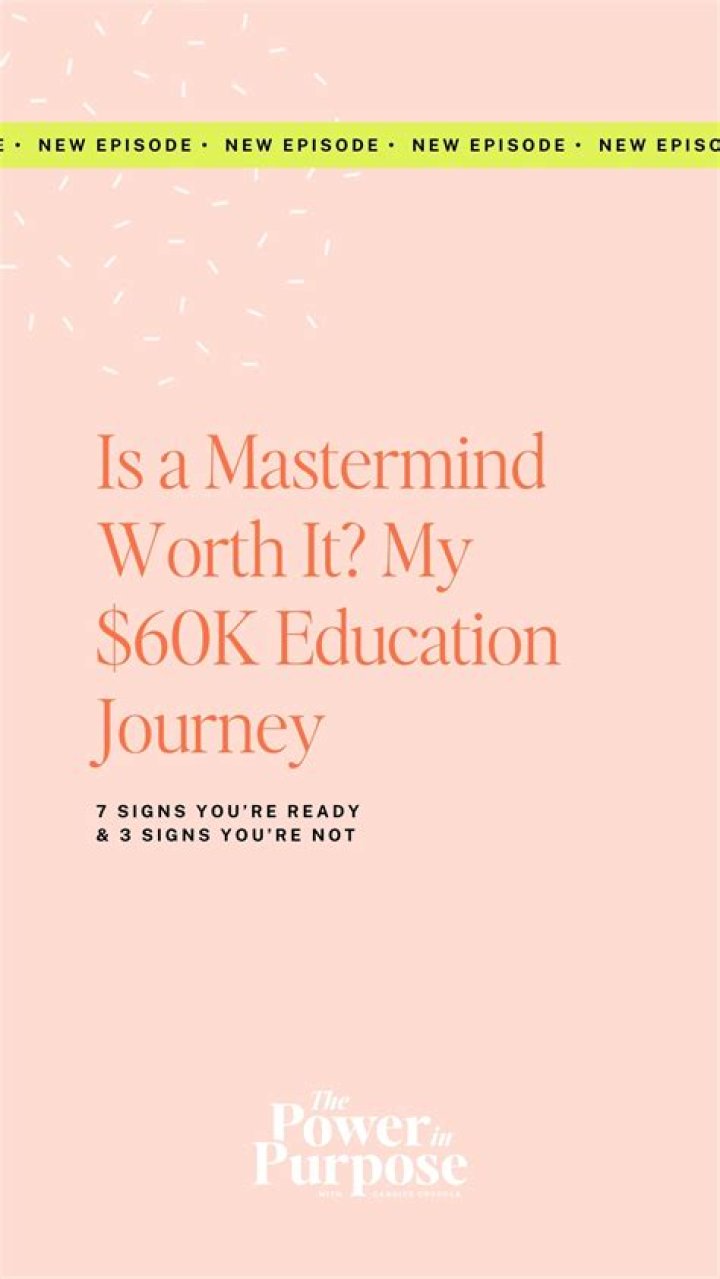 Mastermind Your Education Journey With Will Douglas
