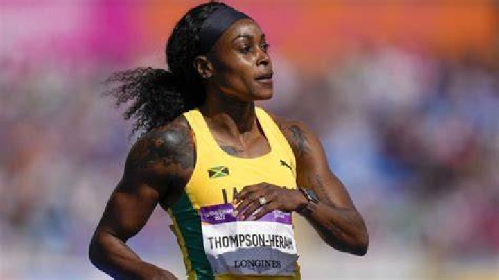 Who is Elaine ThompsonHerah's husband? Jamaican sprinter breaks FloJo